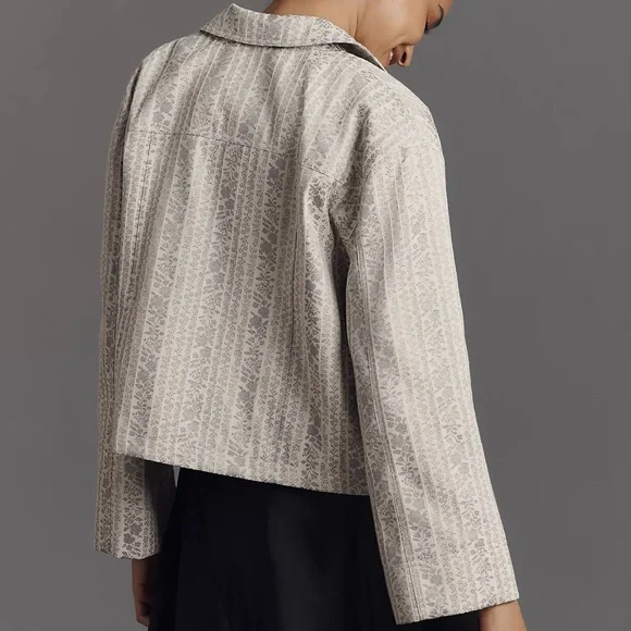 NWT Anthropologie Avec Les Filles Jacquard Chore Jacket - Picture 2 of 5